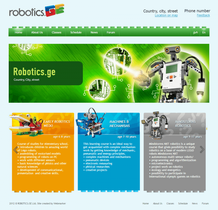 Web design educaliton