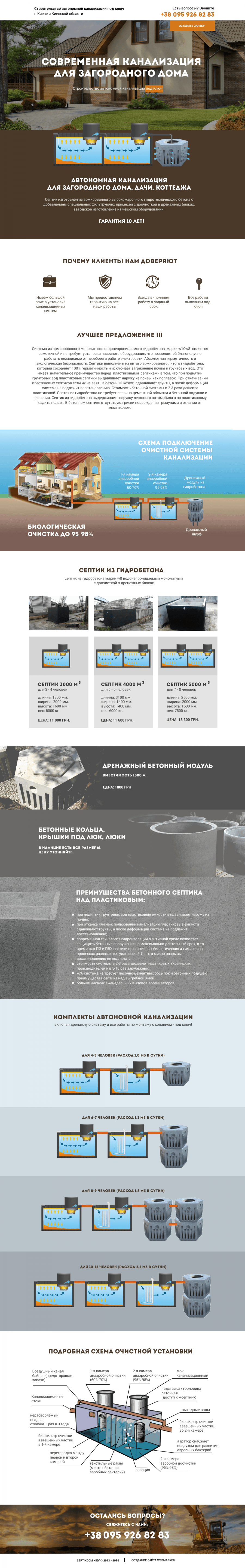 Дизайн лендинг страницы